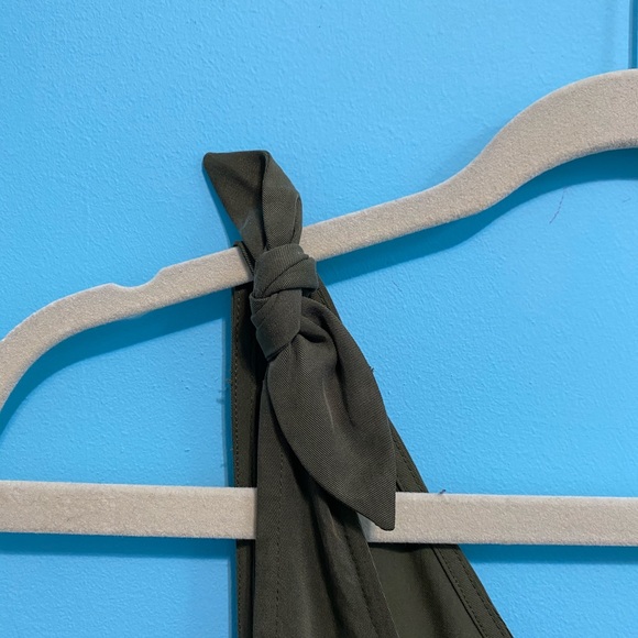 BCBGeneration Wide Leg Olive Jumpsuit - Picture 2 of 7